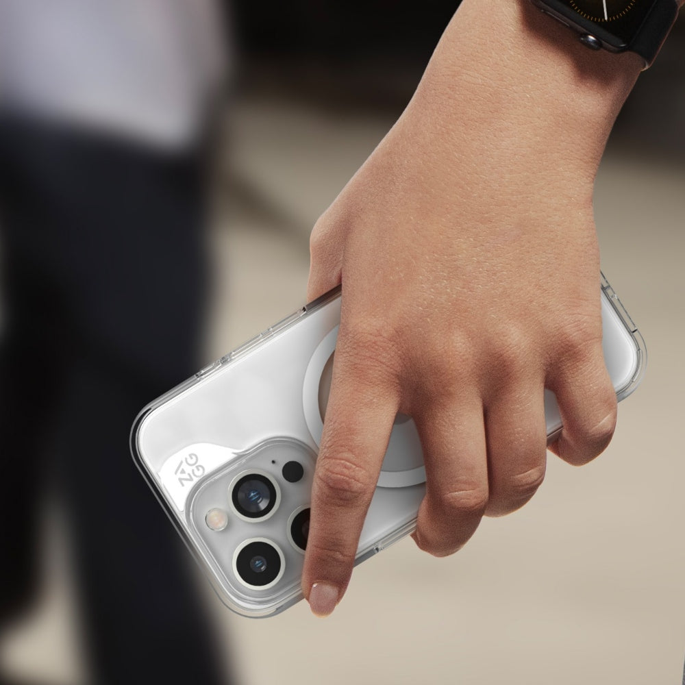 Case ZAGG Crystal Palace Snap para iPhone 15 Pro compatible con MagSafe - Transparente