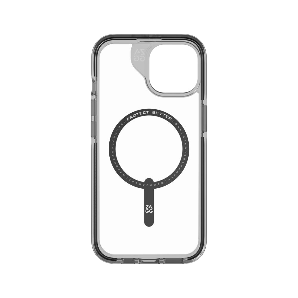Case ZAGG Santa Cruz Snap para iPhone 15 / 14 / 13 compatible con MagSafe - Negro