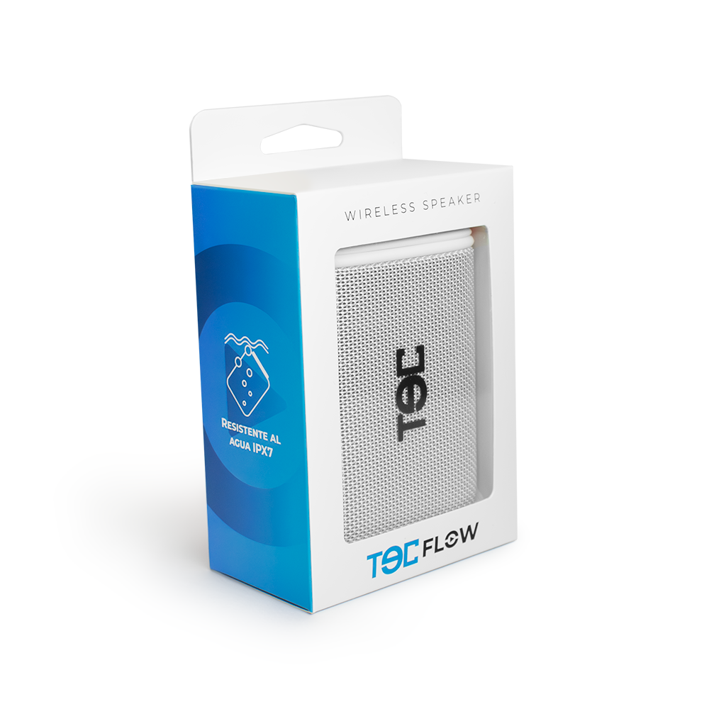 Parlante Bluetooth TecFlow B10 Blanco