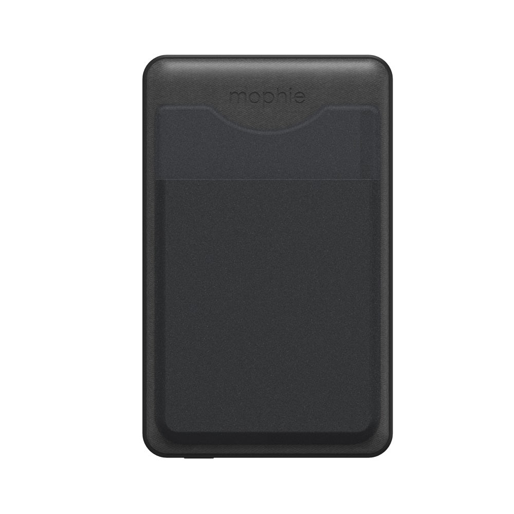 Cargador portátil inalámbrico con portadocumentos mophie snap+ juice pack mini compatible con MagSafe de 5,000mAh - Negro