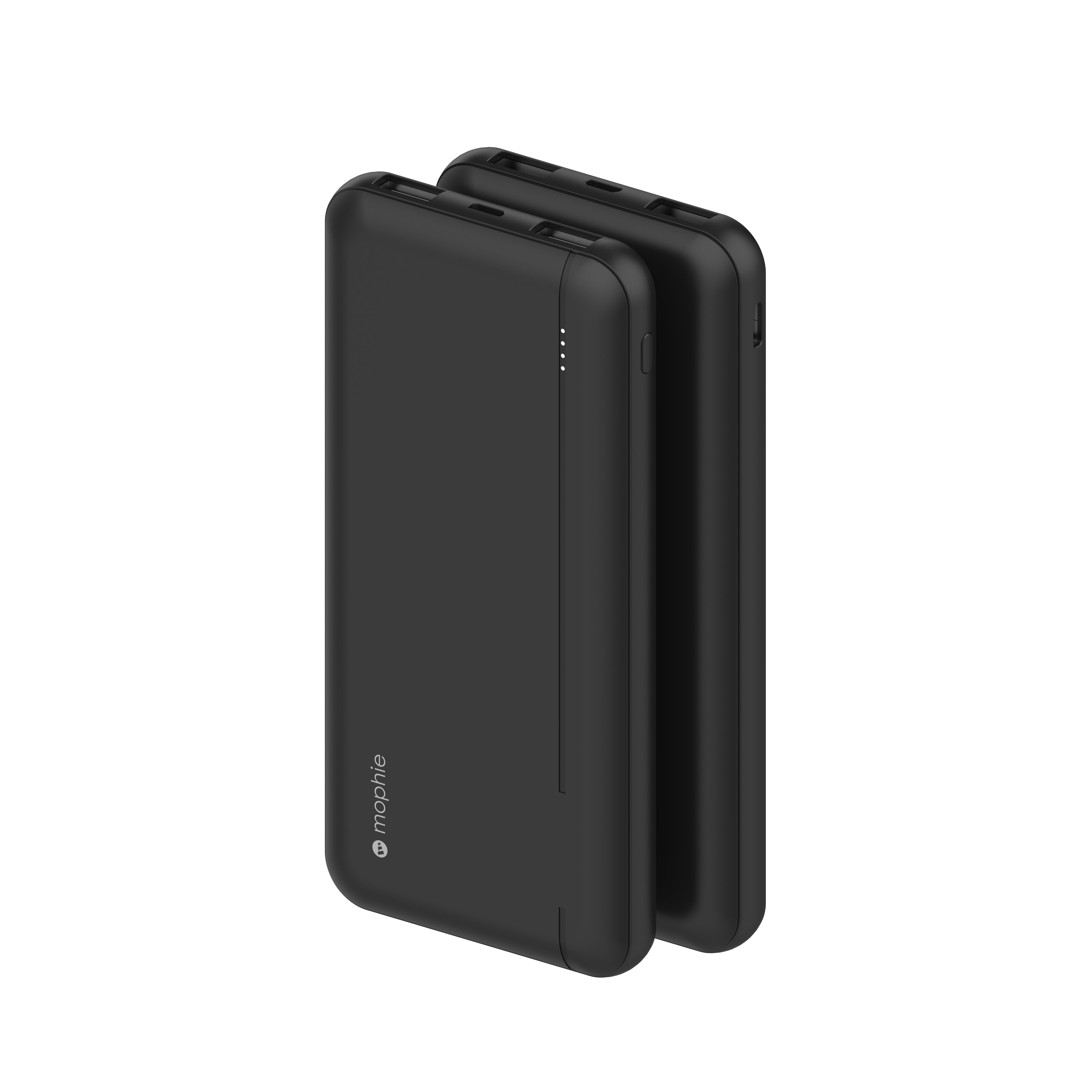 Batería portátil 10,000mAh mophie powerstation con salida USB-C PD de 20W - Negro