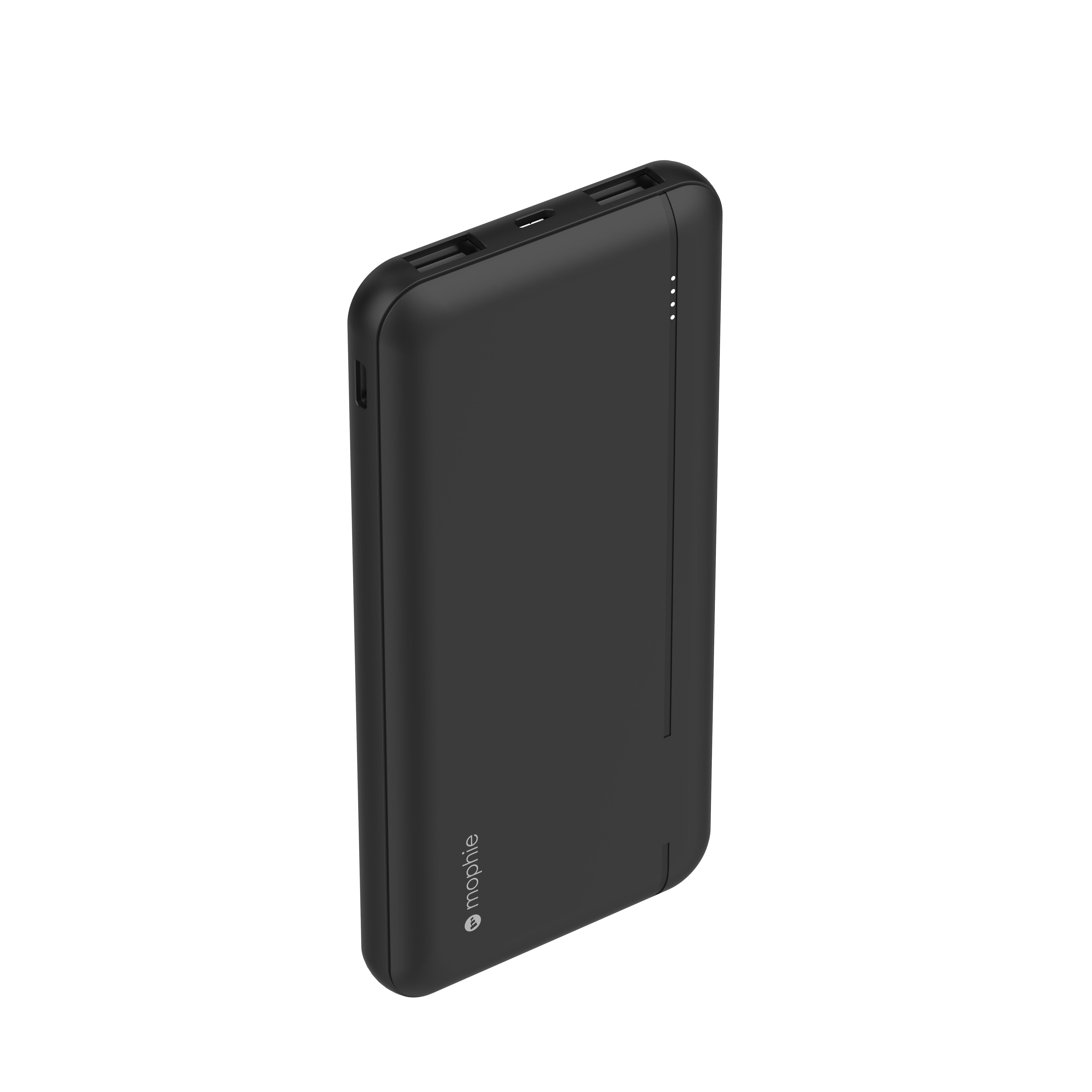 Batería portátil 10,000mAh mophie powerstation con salida USB-C PD de 20W - Negro