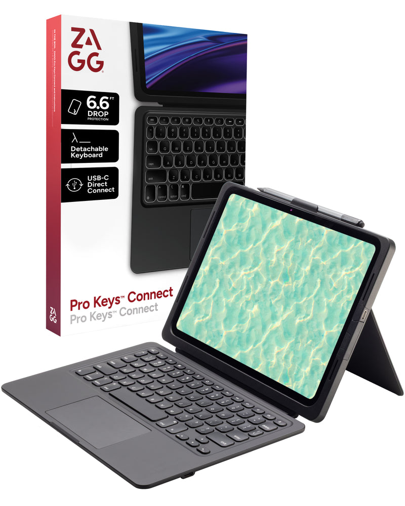 Teclado Pro Keys Connect con trackpad y funda para iPad Air 11'' (M3/M2)