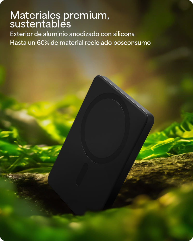 Batería externa mophie inalámbrica ultradelgada Qi2 de 15W con batería de 5.000 mAh