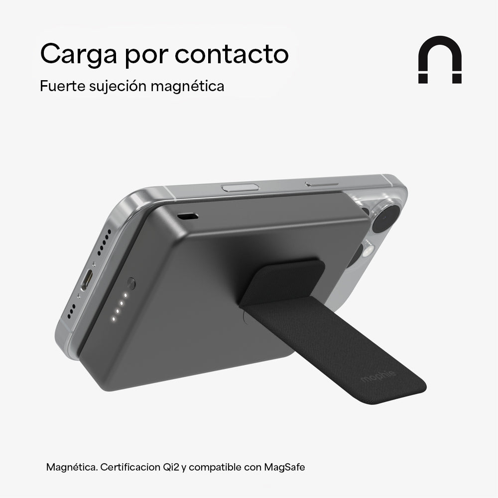 Batería portátil mophie inalámbrica con soporte Qi2 de 15W con batería 10,000mAh