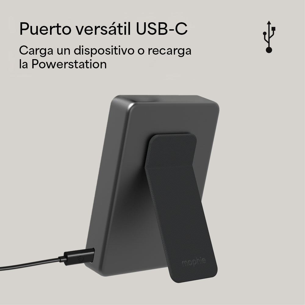 Batería portátil mophie inalámbrica con soporte Qi2 de 15W con batería 10,000mAh