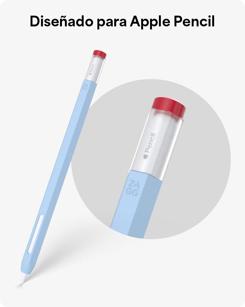 Funda de silicona ZAGG para Apple Pencil - Azul