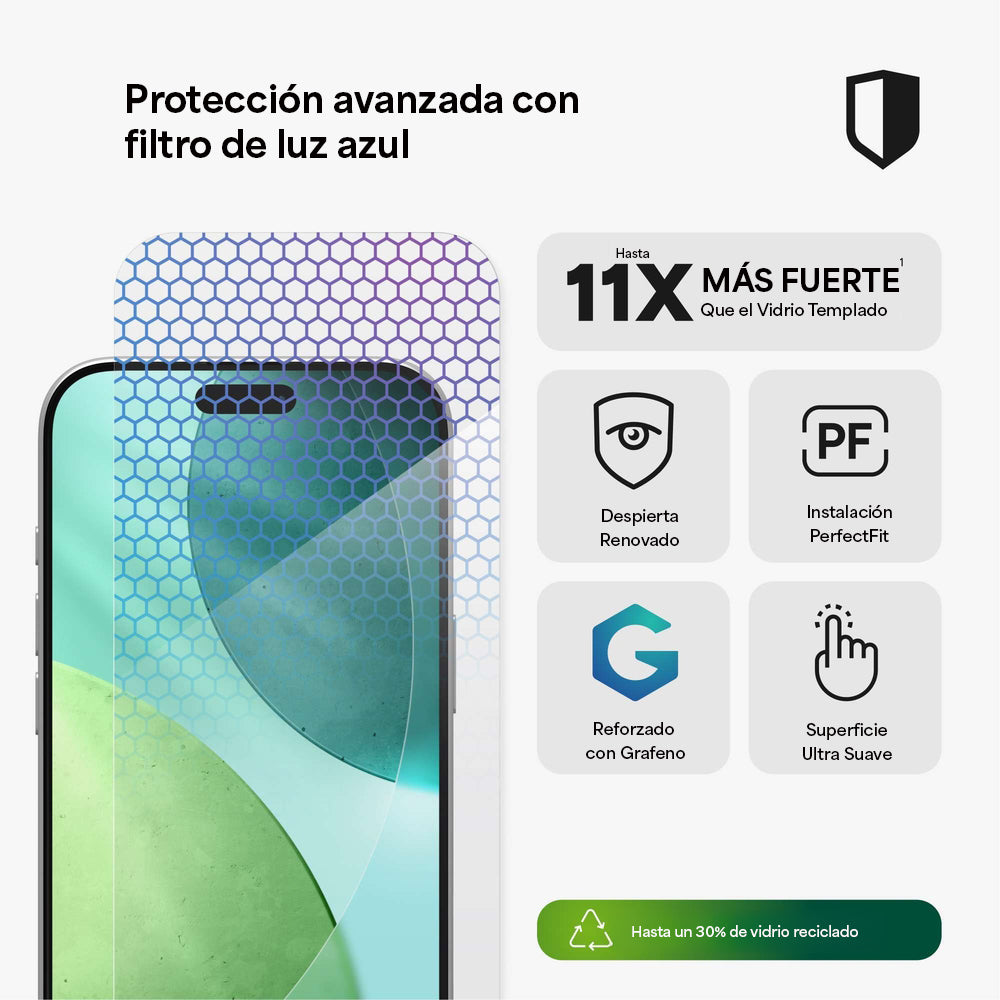 Protector de pantalla ZAGG iPhone Air Glass XTR5