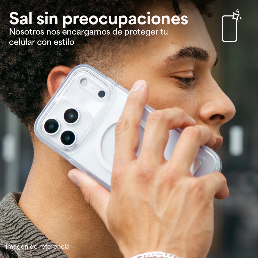 Case ZAGG Crystal Palace Snap iPhone 17 con MagSafe y Sporte Trasero - Transparente