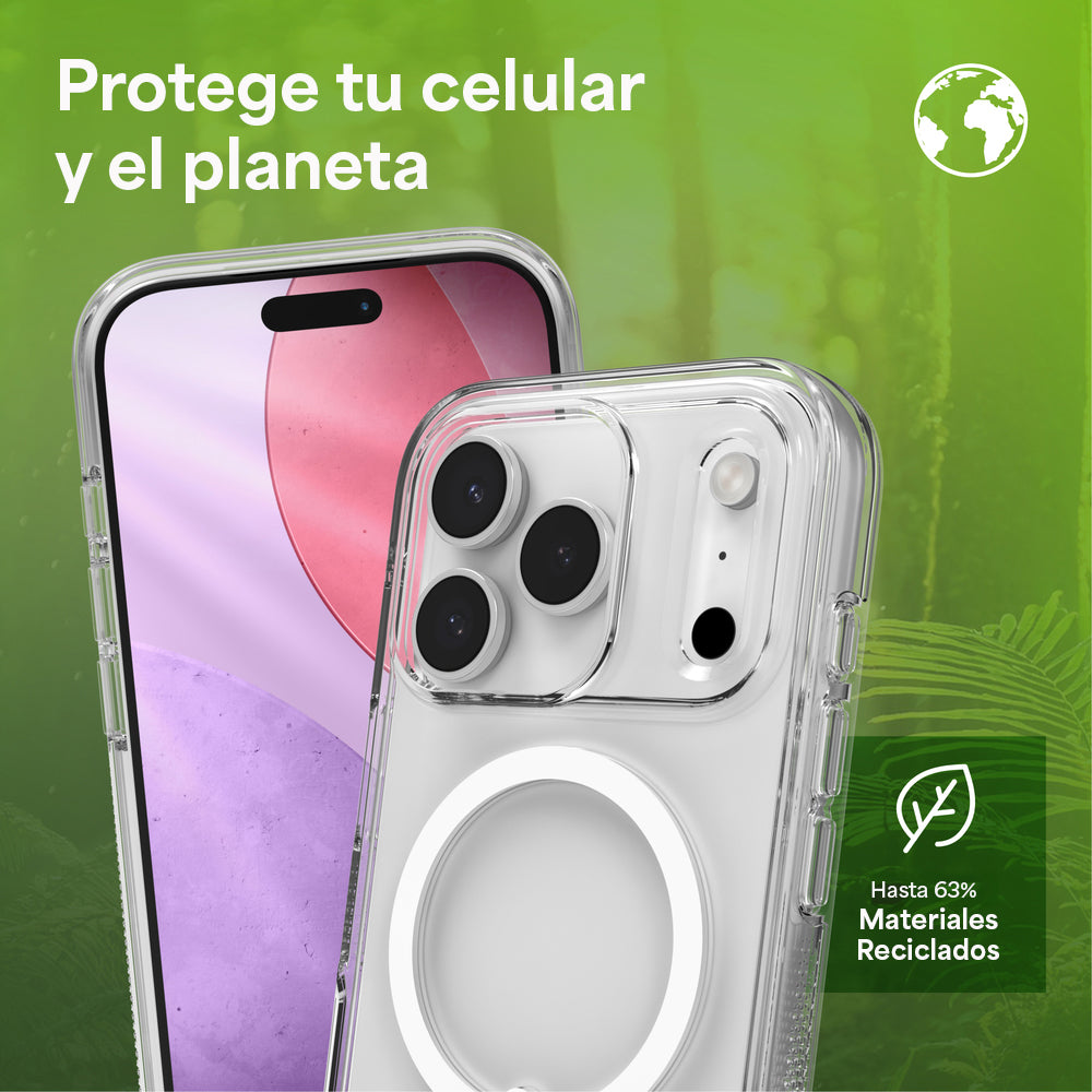 Case ZAGG Crystal Palace Snap iPhone 17 Pro Max con Botón para Cámara y MagSafe