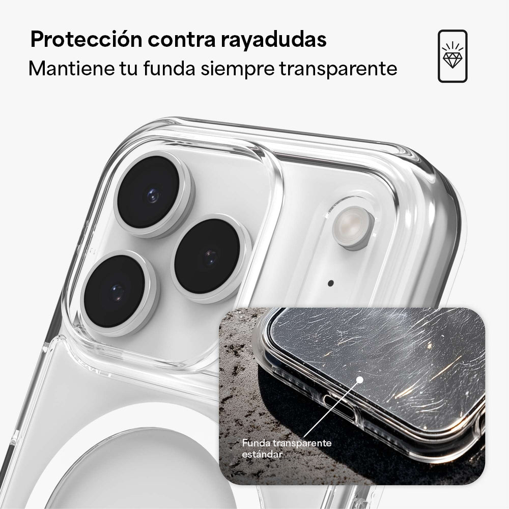 Case ZAGG Crystal Palace Snap iPhone 17 Pro Max con Botón para Cámara y MagSafe