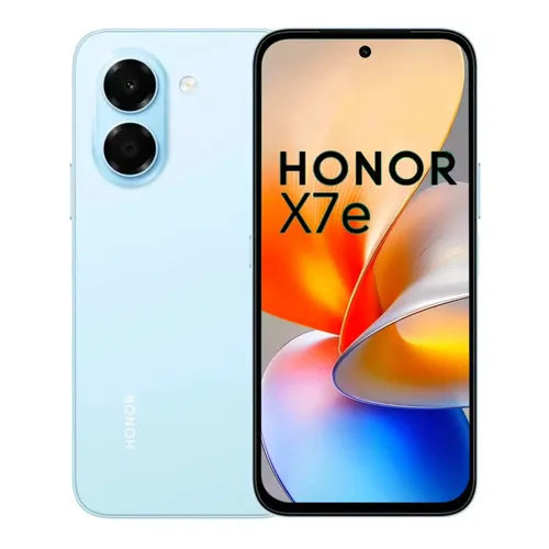 Celular HONOR X7e 4G 6GB + 256GB – Pantalla 6.61'' 120Hz y Batería 7500 mAh, Azul