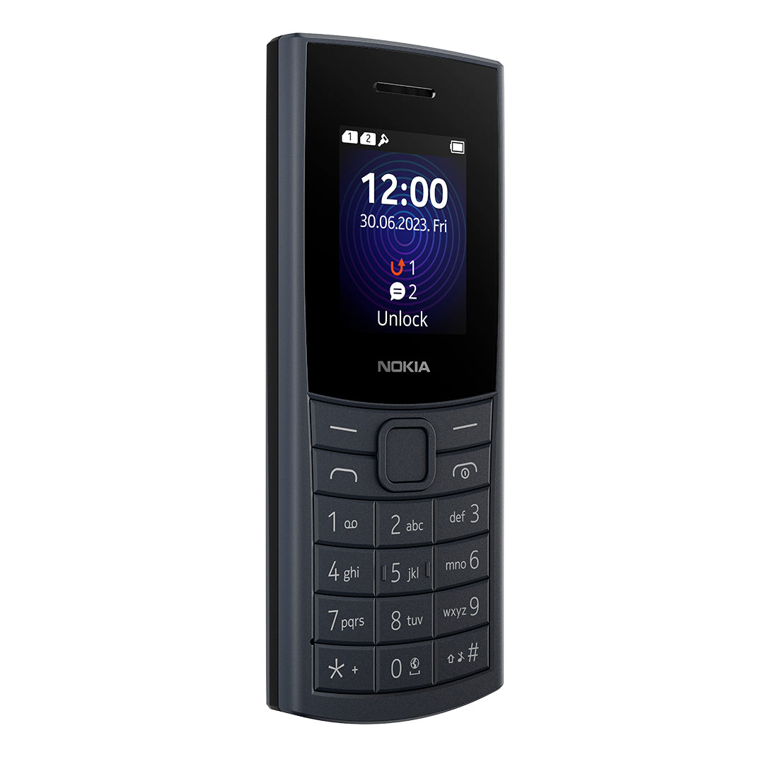 Celular Nokia 110 4G 128MB, 48MB ram, cámara principal 0.3MP, 1.8'', negro