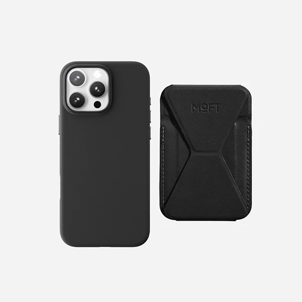 Tarjetero Magnético con Stand Moft MOVAS para iPhone – Negro