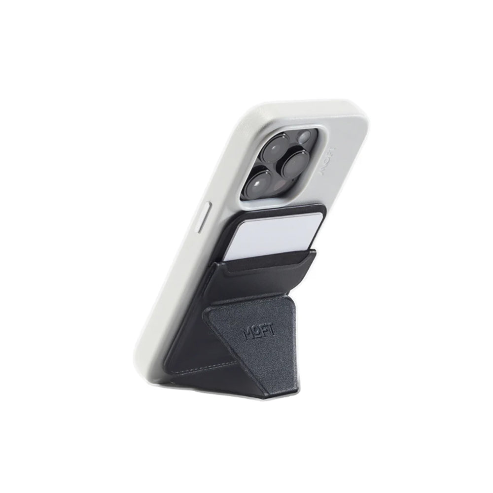 Tarjetero Magnético con Stand Moft MOVAS para iPhone – Negro