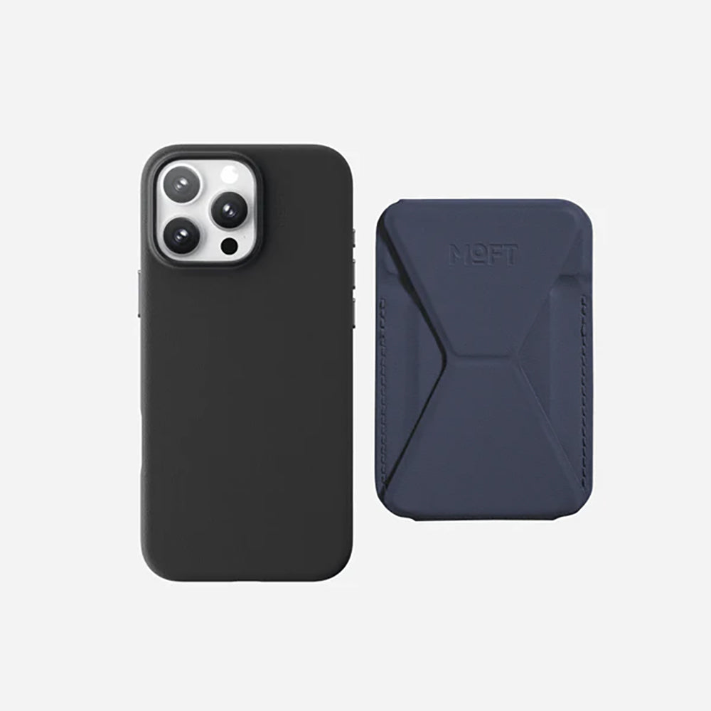 Tarjetero Magnético con Stand Moft MOVAS para iPhone – Azul Marino