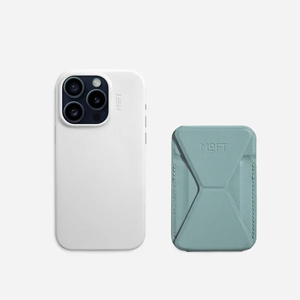 Tarjetero Magnético con Stand Moft MOVAS para iPhone – Seafoam
