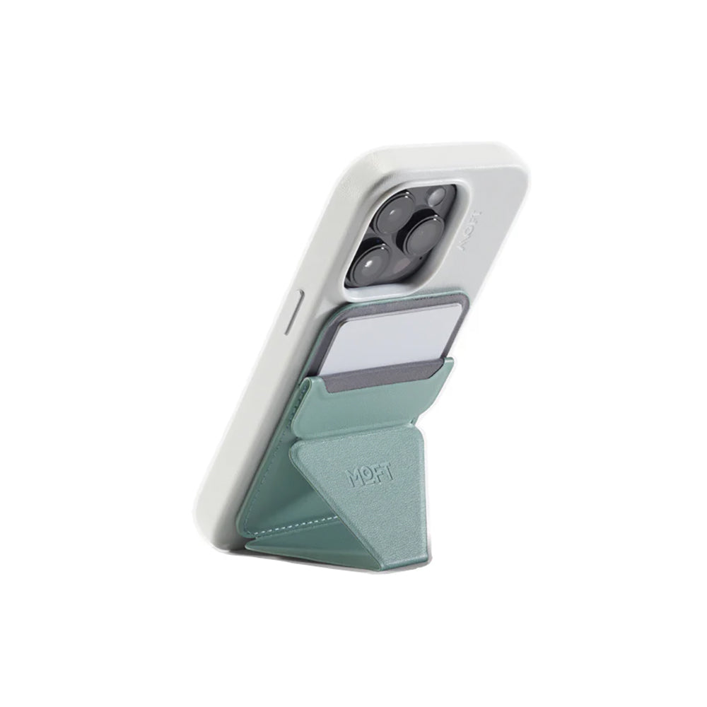 Tarjetero Magnético con Stand Moft MOVAS para iPhone – Seafoam