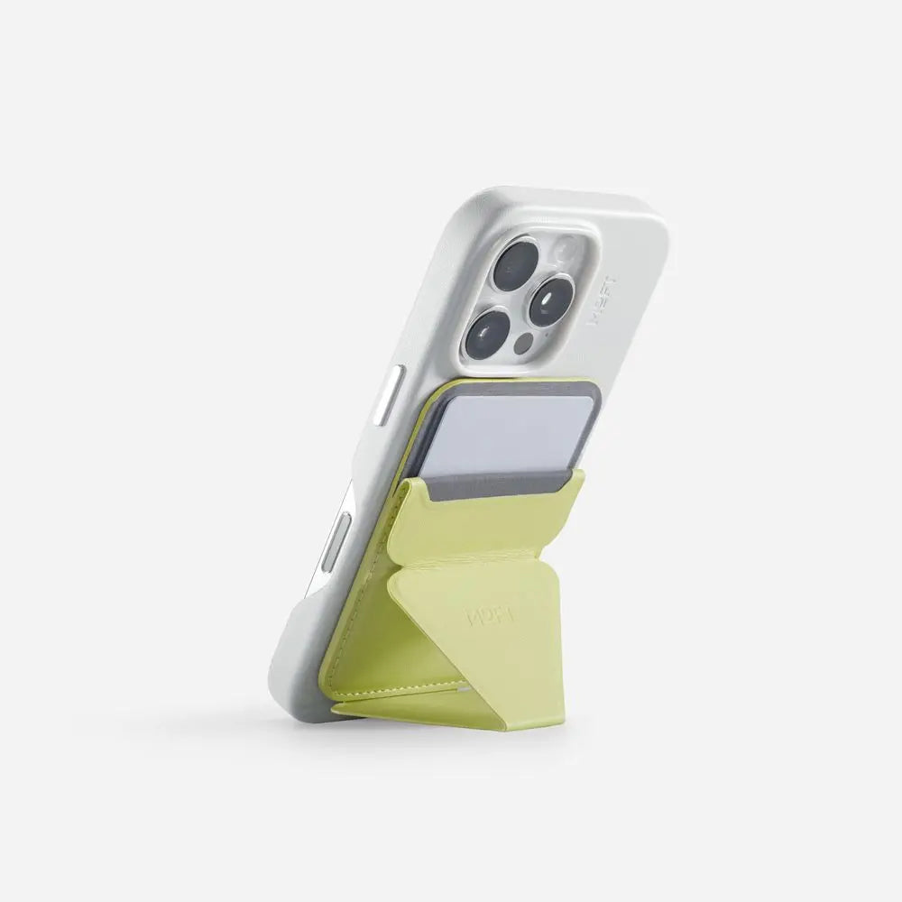 Tarjetero Magnético con Stand Moft MOVAS para iPhone – Soft Avocado