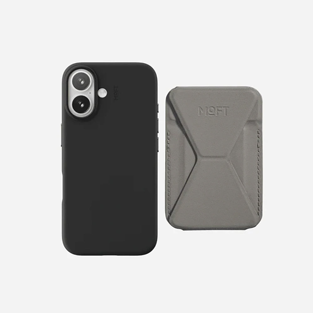 Tarjetero Mangnético con Stand Moft MOVAS para iPhone – Taupe