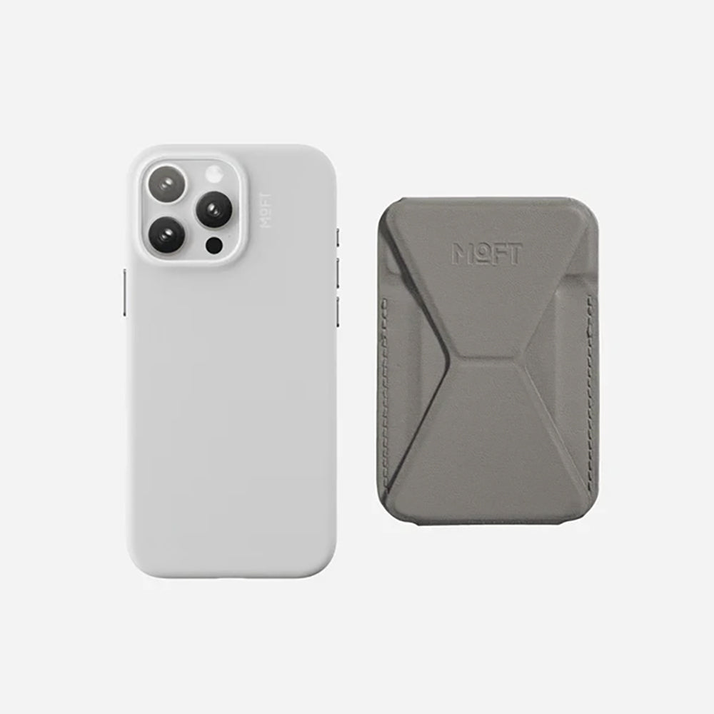 Tarjetero Magnético con Stand Moft MOVAS para iPhone – Taupe
