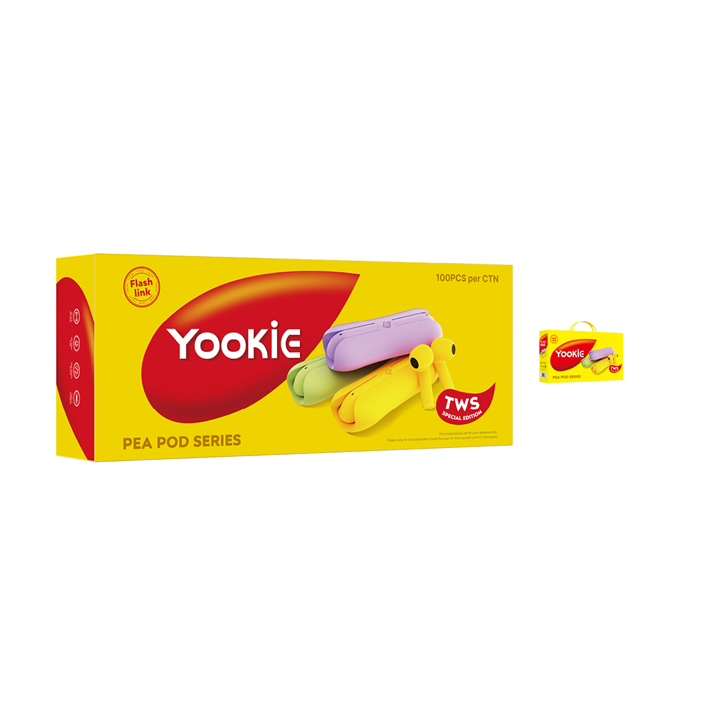 Audífono Yookie Pea Pod TWS Verde