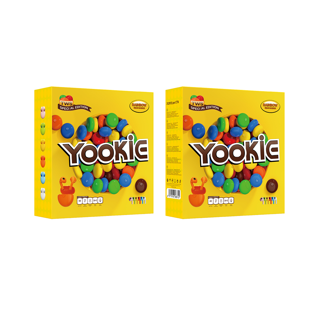 Audífono Yookie Rainbow Bean TWS Verde