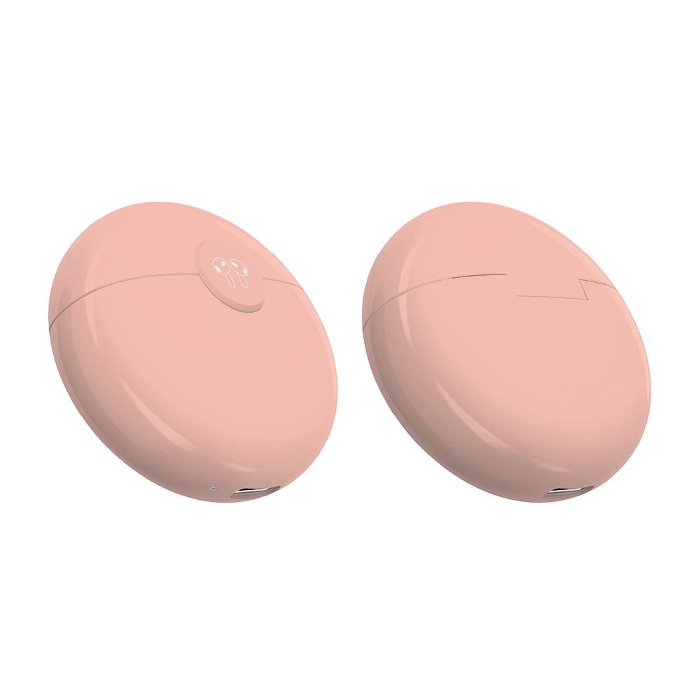Audífono Yookie Rainbow Bean TWS Rosado