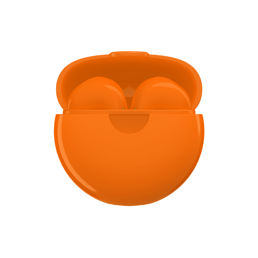 Audífono Yookie Rainbow Bean TWS Naranja