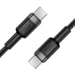 Cable Acefast 60W, C22-03 USB-C a USB-C – Aleación de Aluminio, Carga y Datos