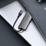 Hub 6 en 1 Acefast J18 USB-C – Estación de Acoplamiento con HDMI 4K y Puertos USB