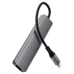Hub 6 en 1 Acefast J18 USB-C – Estación de Acoplamiento con HDMI 4K y Puertos USB