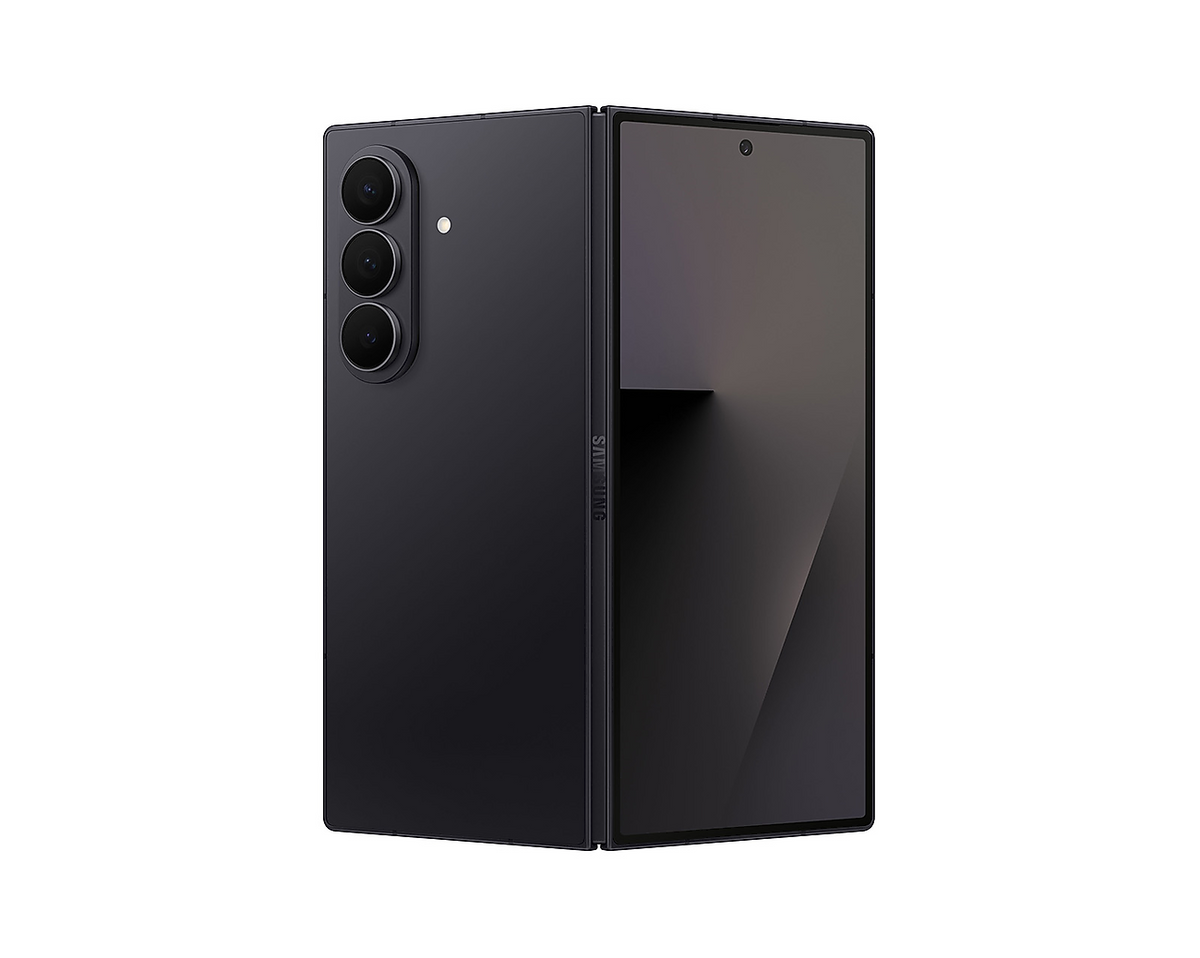 Samsung Galaxy Z Fold7 Jetblack vista 3/4 cerrado