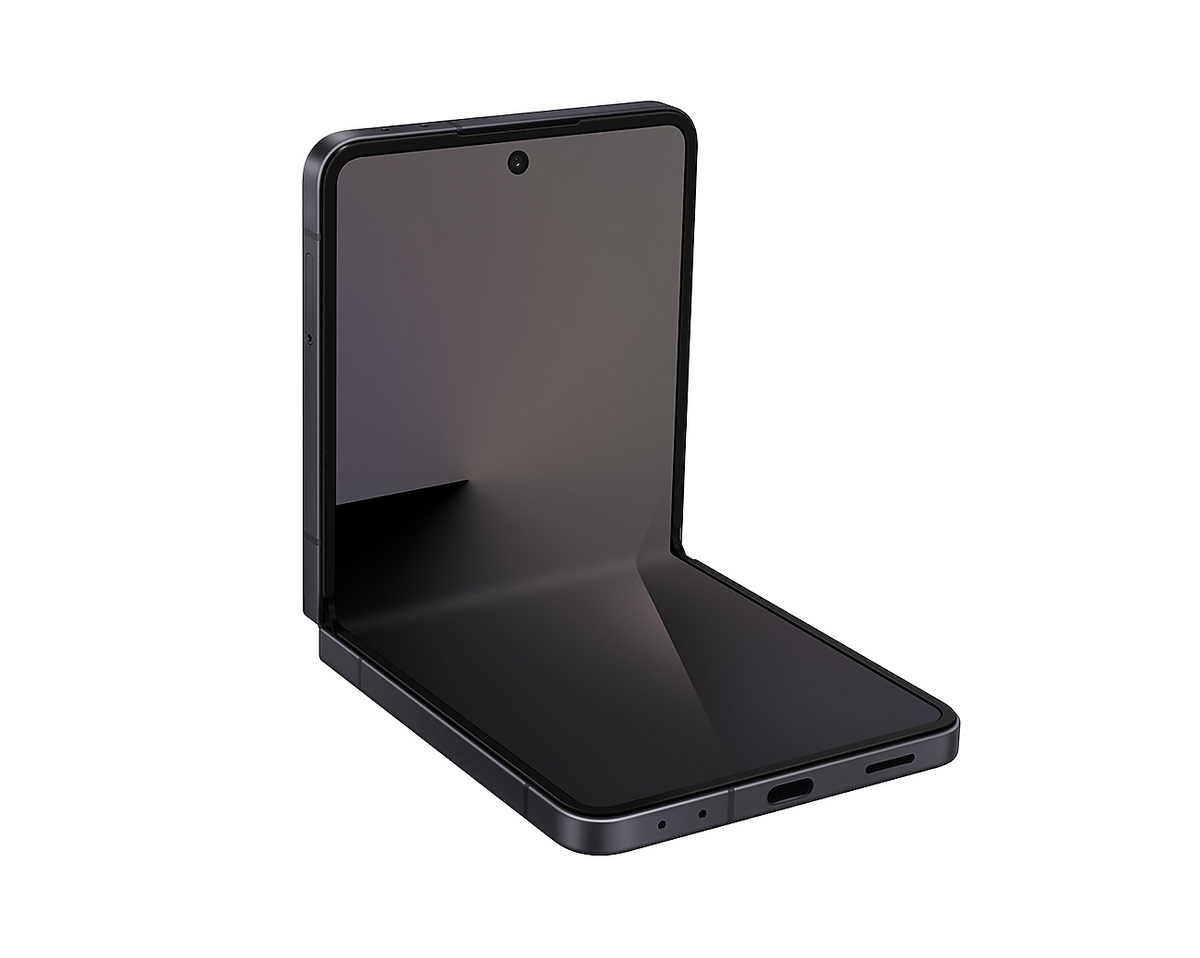 Samsung Galaxy Z Flip7 Jetblack vista 3/4