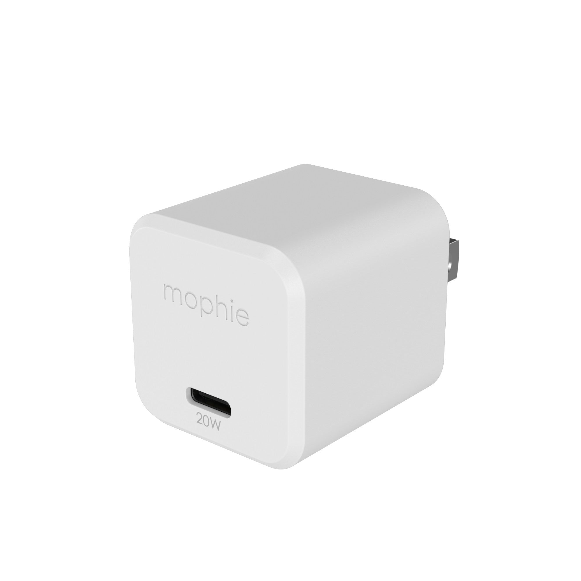 Cargador de Pared mophie USB-C de carga rápida GaN hasta 20W para smartphones y tabletas