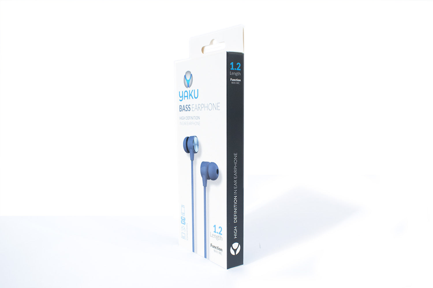 Audífonos Stereo con Cable Yaku BASS Azul